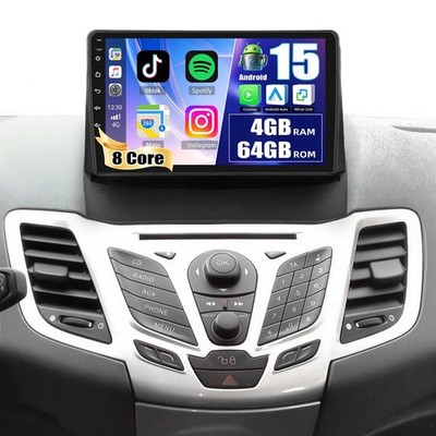8 core 4+64G for Ford Fiesta 2009-2014 Android 15 with Wireless Carplay Andro...