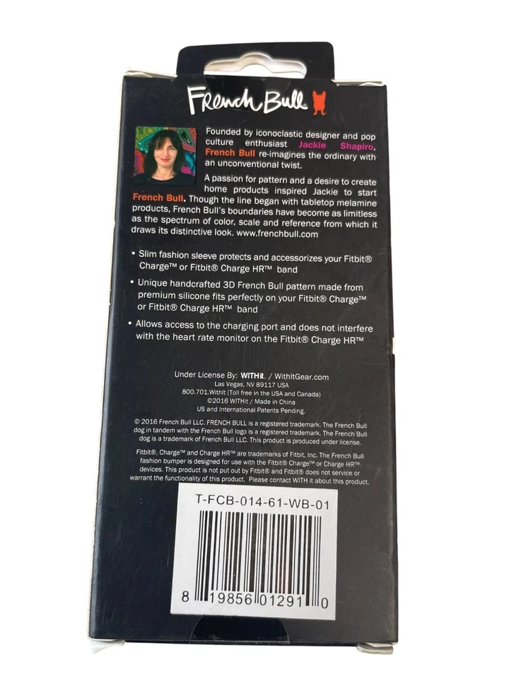 Funda de diseñador French Bull para Fitbit Charge & Charge HR Foto 2 de 2