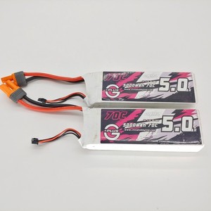 2x CNHL G+ 5000mAh 11.1V 3S 70C LiPo Batteries Used IC5