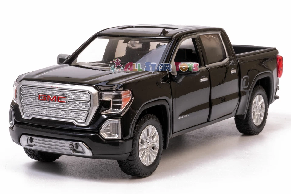 MOTORMAX 1:27 2019 GMC SIERRA 1500 DENALI CREW CAB PICKUP TRUCK BLUE 79362 79361 - Image 2 of 4