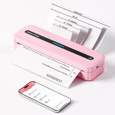 M832 Upgrade Thermal Portable Printer Inkless Mobile Printer for Office Home