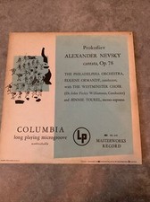 Andy Warhol Art Cover Alexander Nevsky Cantata Op 78 Prokofiev LP