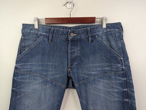 G-Star Raw 5620 Bike 3D Low Tapered Jeans Mens 34x32 (Fits 36x29) Moto Street - Picture 2 of 15