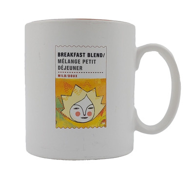Starbucks Mug-Breakfast Blend-Melanger Petit Dejeuner -Bilingual - 15.5 Oz-2010
