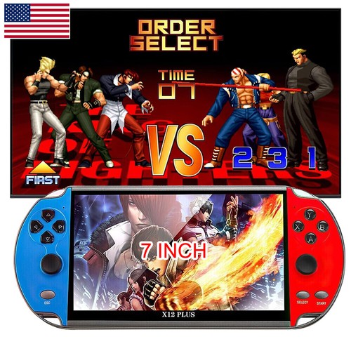 7 Inch X12 Plus Handheld Game Console HD Screen Retro Video Built in 10000 Games