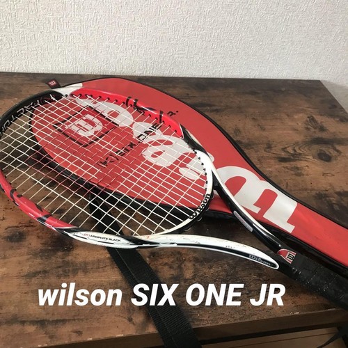 Tennis Racket Wilson Six One 26Jr With Case eBay