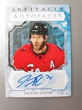 2023-24 Artifacts Hockey Autofacts Jaccob Slavin AF-JS Carolina Hurricanes