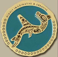 NATIVE AMERICAN TOTEM GEOCOIN - SEA LION - VARIOUS METALS - UNACT- NEW
