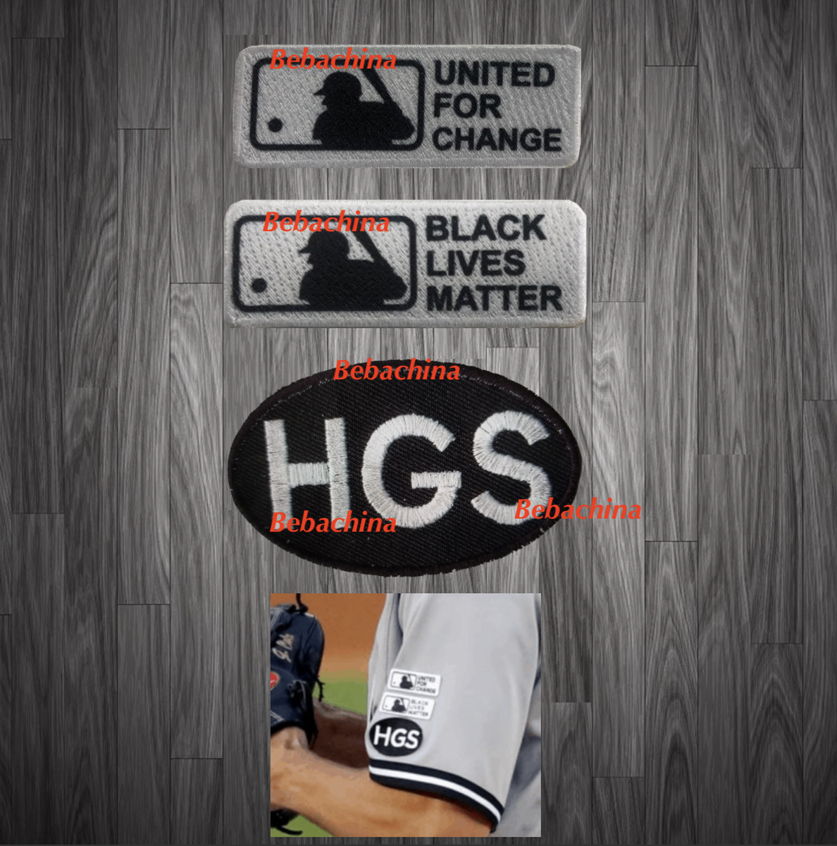 Black Lives Matter United For Change HGS Yankees MLB Baseball Jersey  Patch