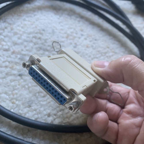 Radioshack 26-403 Printer cable 12ft PLUS ADAPTER to add to stock cable! MINT!! - Picture 4 of 9