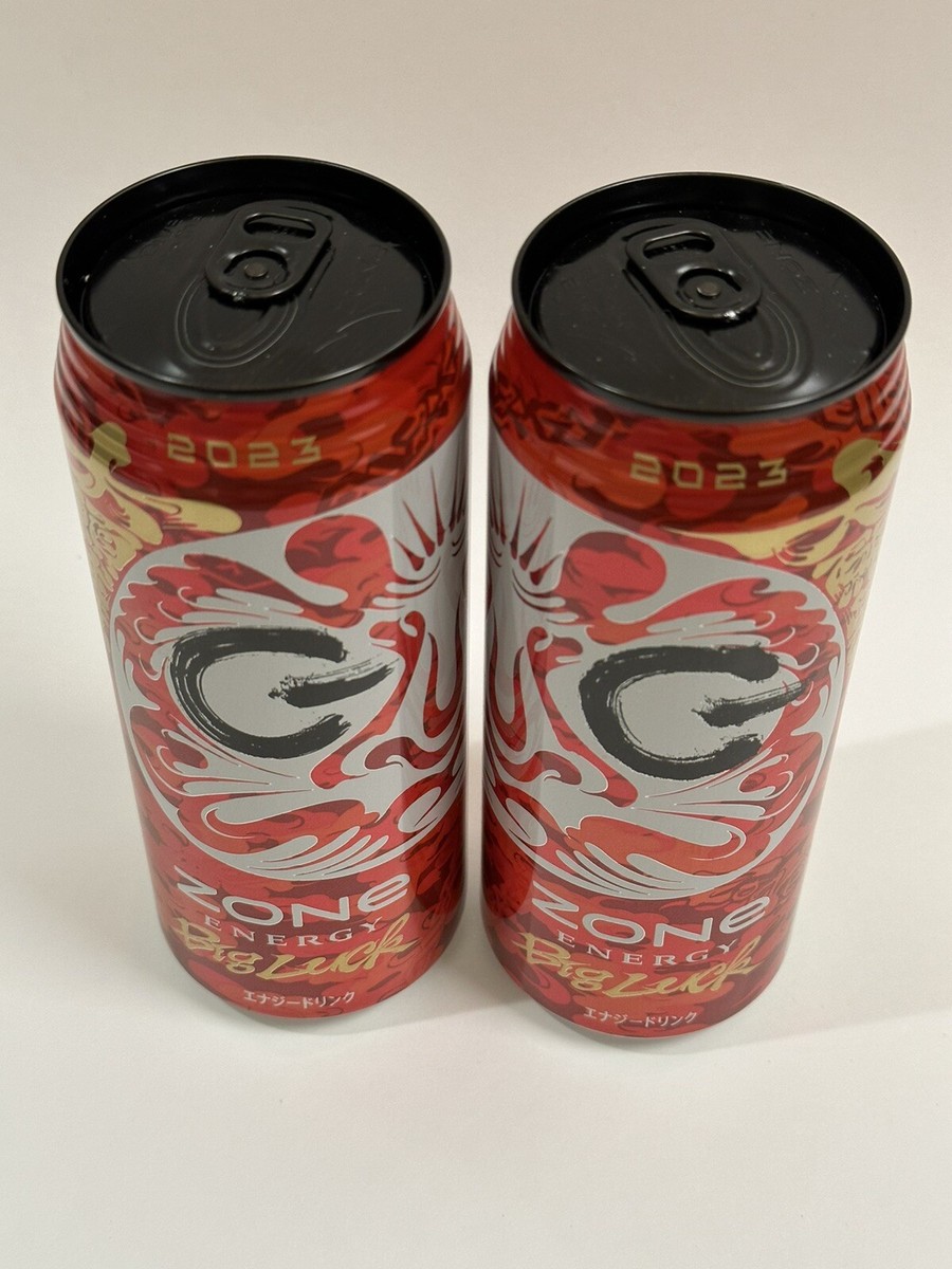 ZONE ENERGY BIG LUCK 2023 ENERGY DRINK 16.90oz / 500ml *2 NEW