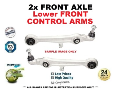2x FRONT AXLE Lower Front CONTROL ARMS for AUDI A8 2.8 quattro 1996-2002