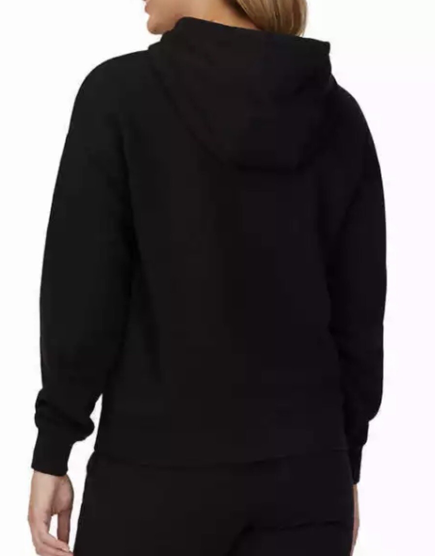 FILA Women Black Fleece Hoodie Hooded Sweater XS New NWT