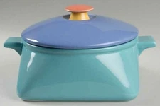Lindt Stymeist Colorways Vintage Large Square Lidded Casserole Serving Dish Mint