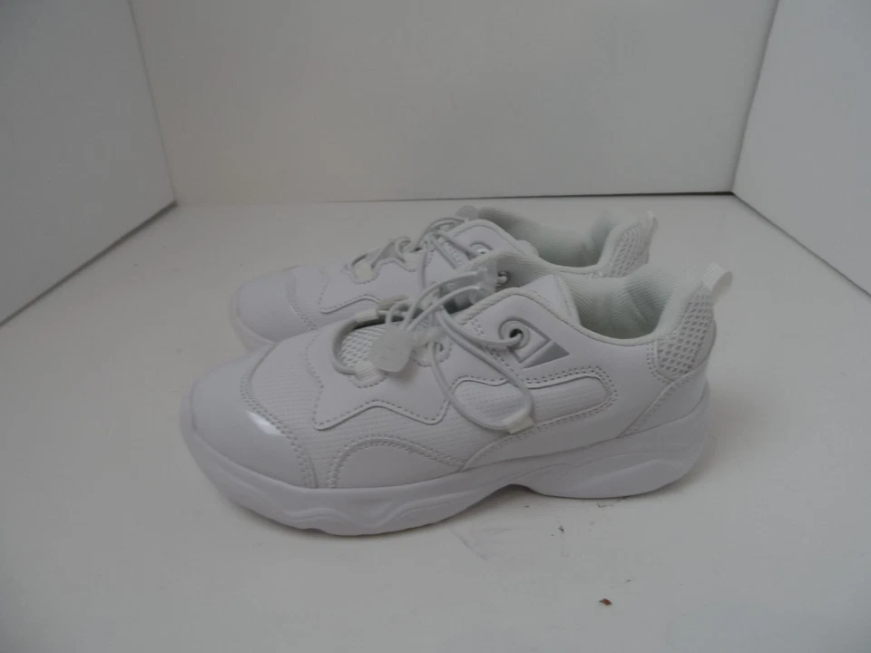 Zapatillas deportivas juveniles unisex blancas para correr ligeras sin marca-talla 1,5 NUEVAS Foto 2 de 4