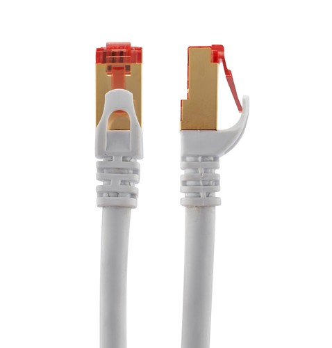 Cable de red Ethernet RJ45 Cat7 plomo 10 Gbps 600 MHz parche LAN UTP chapado en oro - Imagen 41 de 60