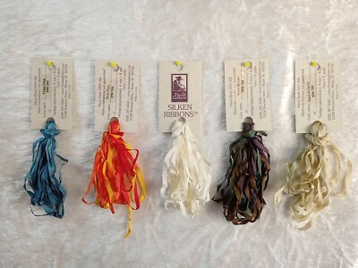 Seidenbändchen, Silken Ribbons, Thread  Gatherer, USA, Breite 4 mm, Länge 4 yds