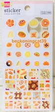 LAST DAISO Sticker Collection Food Bread Sandwich Croissant Donut MADE IN JAPAN