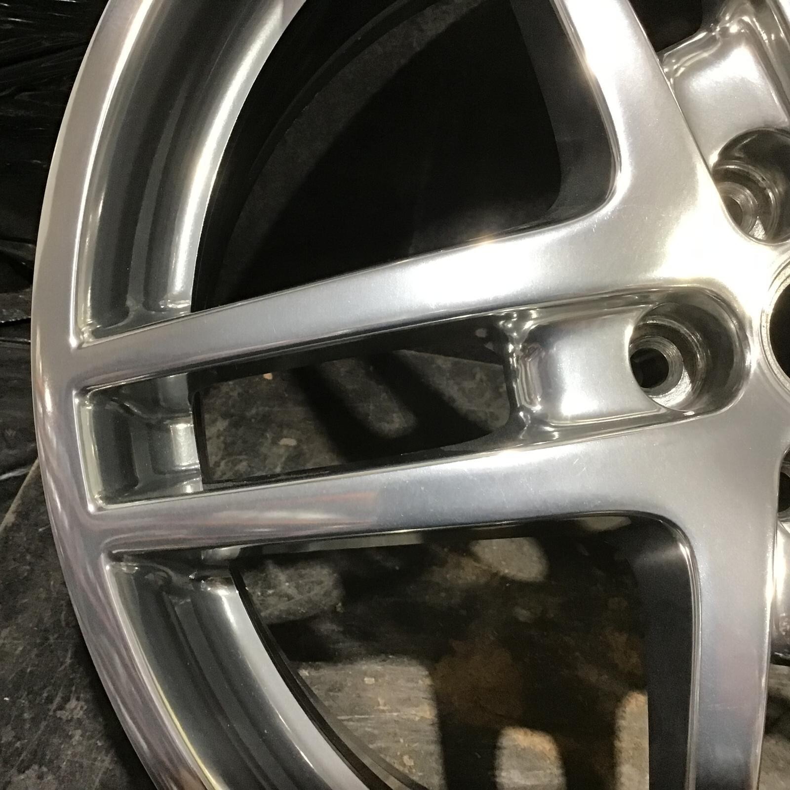 2004-2010 Ferrari 430 F430 Front Wheel  19 x 7-1/2 Rim  Polished 217482 TAG#1382