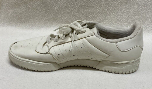 Adidas Yeezy Powerphase 2017 Calabasas Bone Low Top Leather Sneakers Size US 8 - Picture 8 of 15