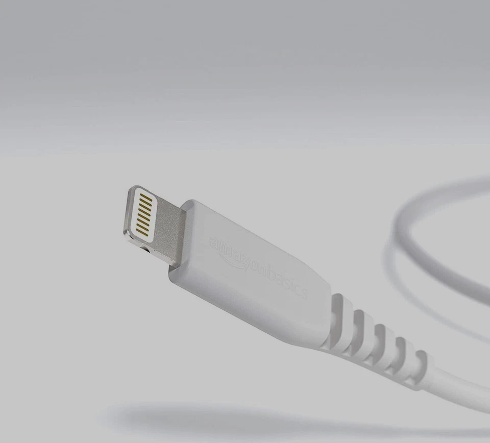 Amazon Basics Lightning to USB A Cable - MFi Cert iPhone Charger, White, 1.8M ✨✨ - Image 2 of 4