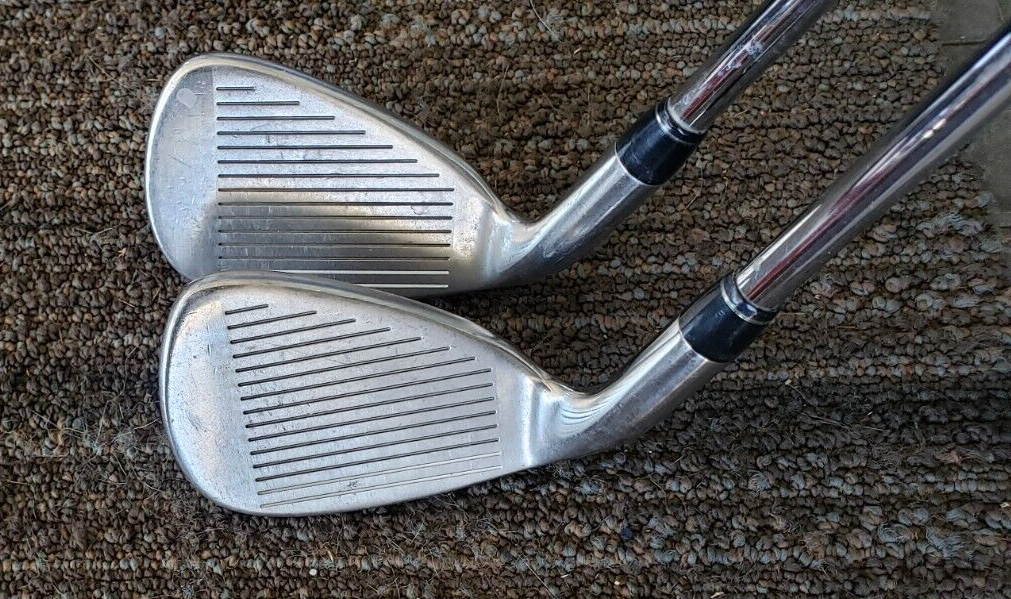 SET OF 2 TAYLORMADE RAC CAVITY BACK OVERSIZE GOLF IRONS 8 AND 9