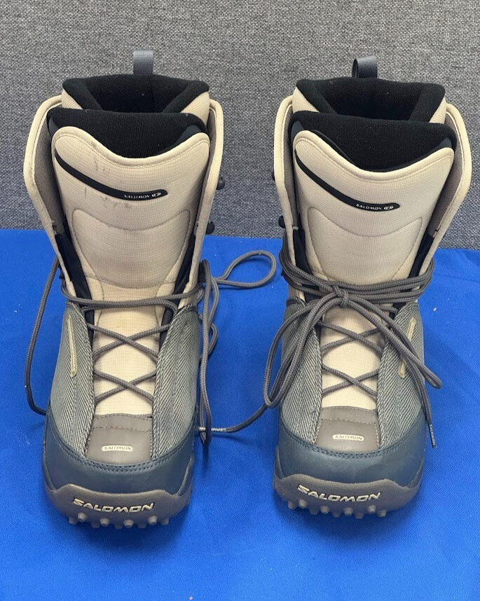 Stivali da snowboard donna taglia 8 beige nero di Salomon