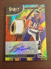 2021 Select Football #RSM-TWA Tylan Wallace RC  /25 Tye Dye RPA