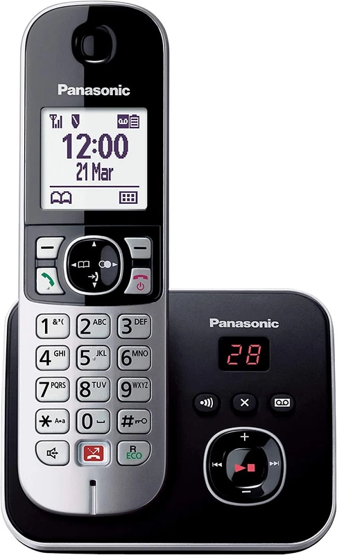 Telefono Cordless Panasonic KX-TG6861JTB Tasti Grandi ID Chiamante, fotografia 7 di 7