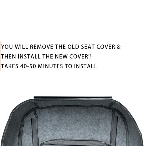For Dodge For Ram 1500 Sport 2009-2012 -Driver Side Bottom Leather Seat Cover - Picture 2 of 8