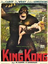 King Kong Fay Wray Movie Poster 8.5x11" Photo Print 1933 Film Monster Ape Art
