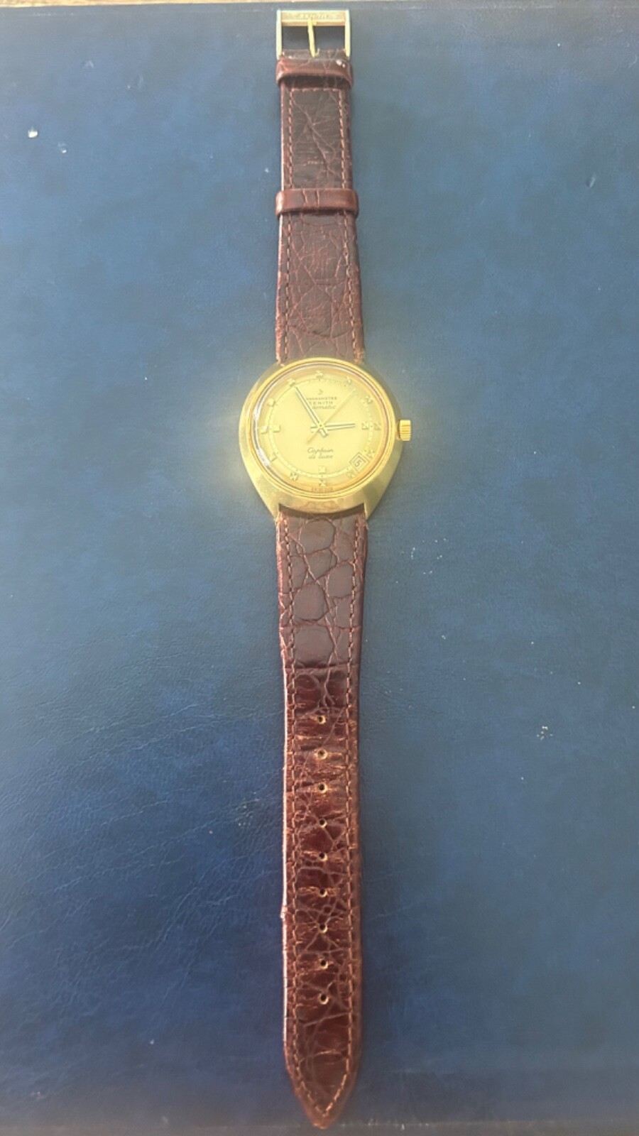 Zenith Chronometer Captain Automatic De Luxe Gold… - image 14