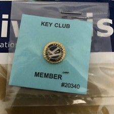 Kiwanis International Key Club Member Pin & New Member Handbook