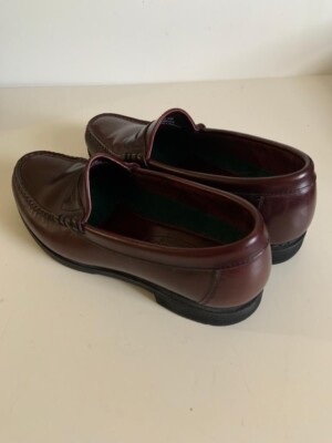 Rockport Burgundry Leather Penny Loafers Size 8.5M Style  display picture 2