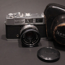 Konica Auto S2 35mm Film Camera Rangefinder FOR PARTS OR REPAIR