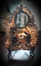 Custom Designed Ouija Planchette with Resin Eye FREE SHIPPING