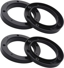 6.5" Universal Black Round 15mm Depth Speaker Spacers for Auto Car 4Pcs