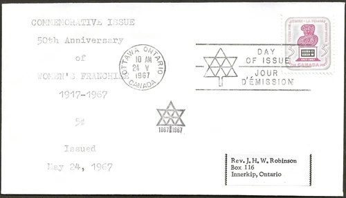 🍁Canada  #470  "WOMEN & BALLET BOX"    Fine Used  1967 First Day Cover