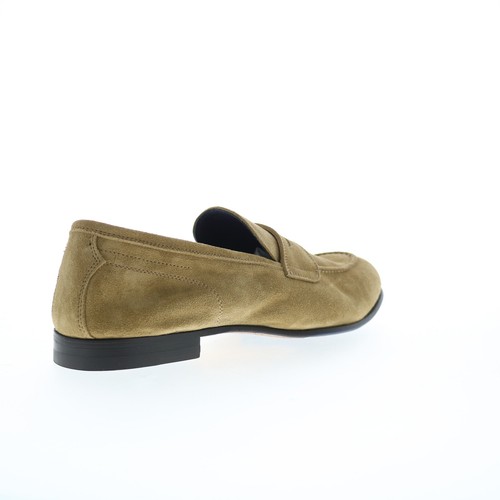 Di Bianco Agata Suede Mens Brown Suede Loafers & Slip Ons Penny Shoes 10.5 - Picture 8 of 8