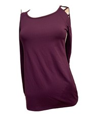 Fabletics Womens Size XS Purple Open Long Sleeve Top