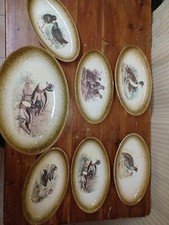 Servizio 6+1 piatti vintage ovali 