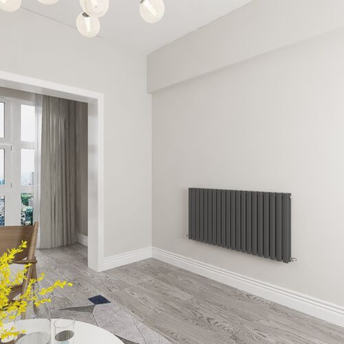 Designer Oval Column Flat Panel Radiator Horizontal Vertical Central Heating Rad - Picture 75 of 387