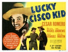 Lucky Cisco Kid Lobby Card Cesar Romero Mary Beth Hughes bottom ce- Old Photo
