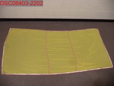 Stain, Women' Yellow Chiffon Shawl Scarf With Pink Gold Trim Veil, One Size