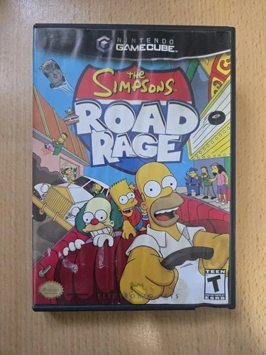 The Simpsons Road Rage Nintendo Gamecube (Tested, Working)
