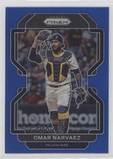 2022 Panini Prizm Tier II Blue Prizm Omar Narvaez #217 0s1o