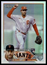 2023 Topps Chrome #117 David Villar Refractors