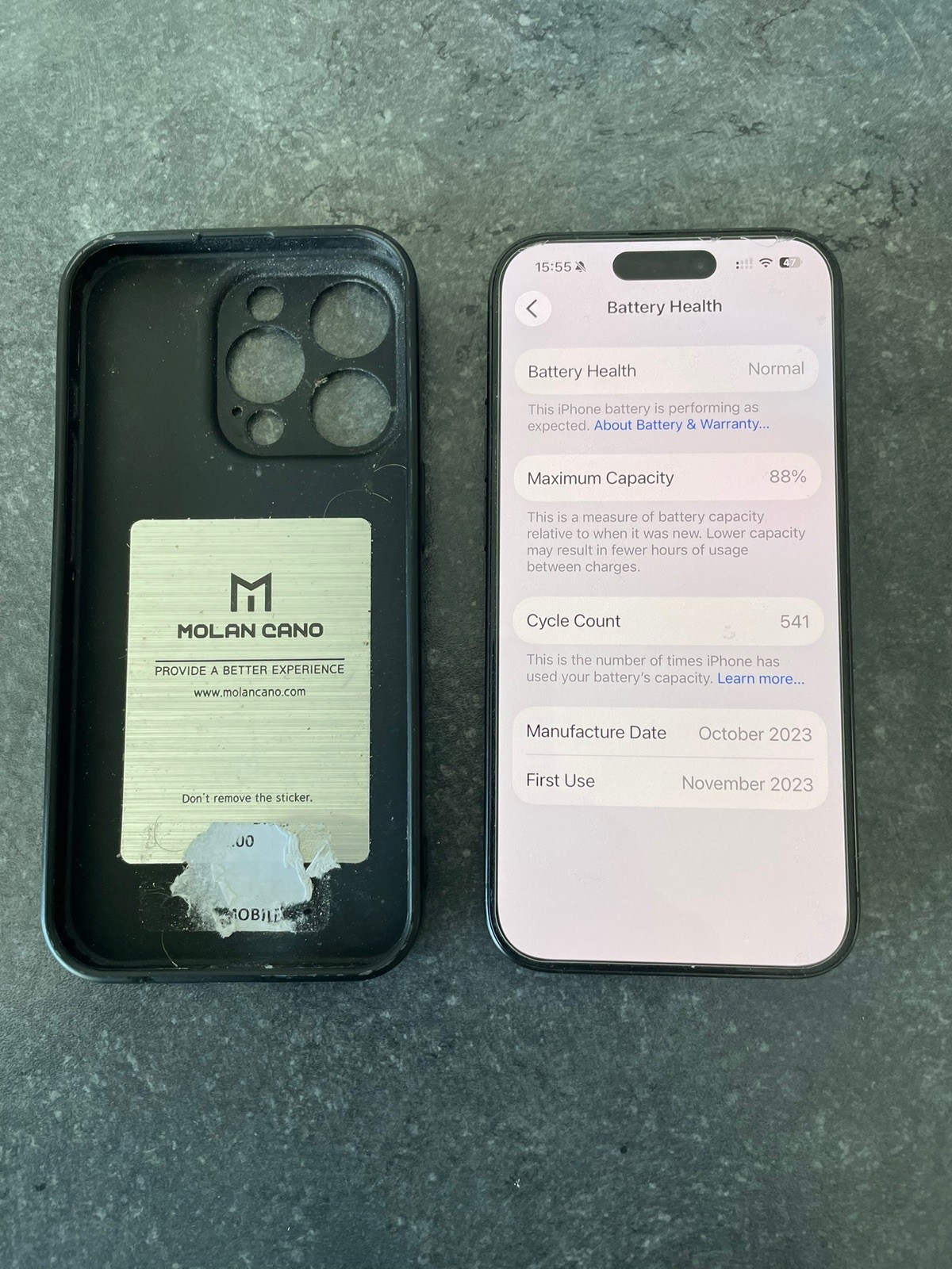 🟢 Apple iPhone 15 Pro - 128GB - Black  Titanium (Unlocked) -excellent Condition