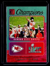 2023 Donruss #CHAMP-KC Kansas City Chiefs Champions F33