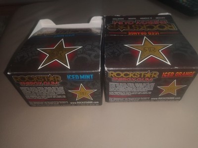 Rockstar Energy Gum, Iced MINT EMPTY 1x Box